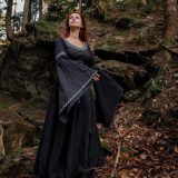 Černé fantasy šaty Lucie