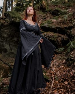 Černé fantasy šaty Lucie