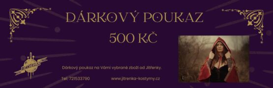 Dárkový poukaz v hodnotě 500 Kč