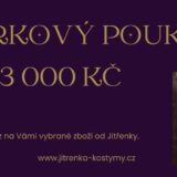 Dárkový poukaz v hodnotě 3000 Kč